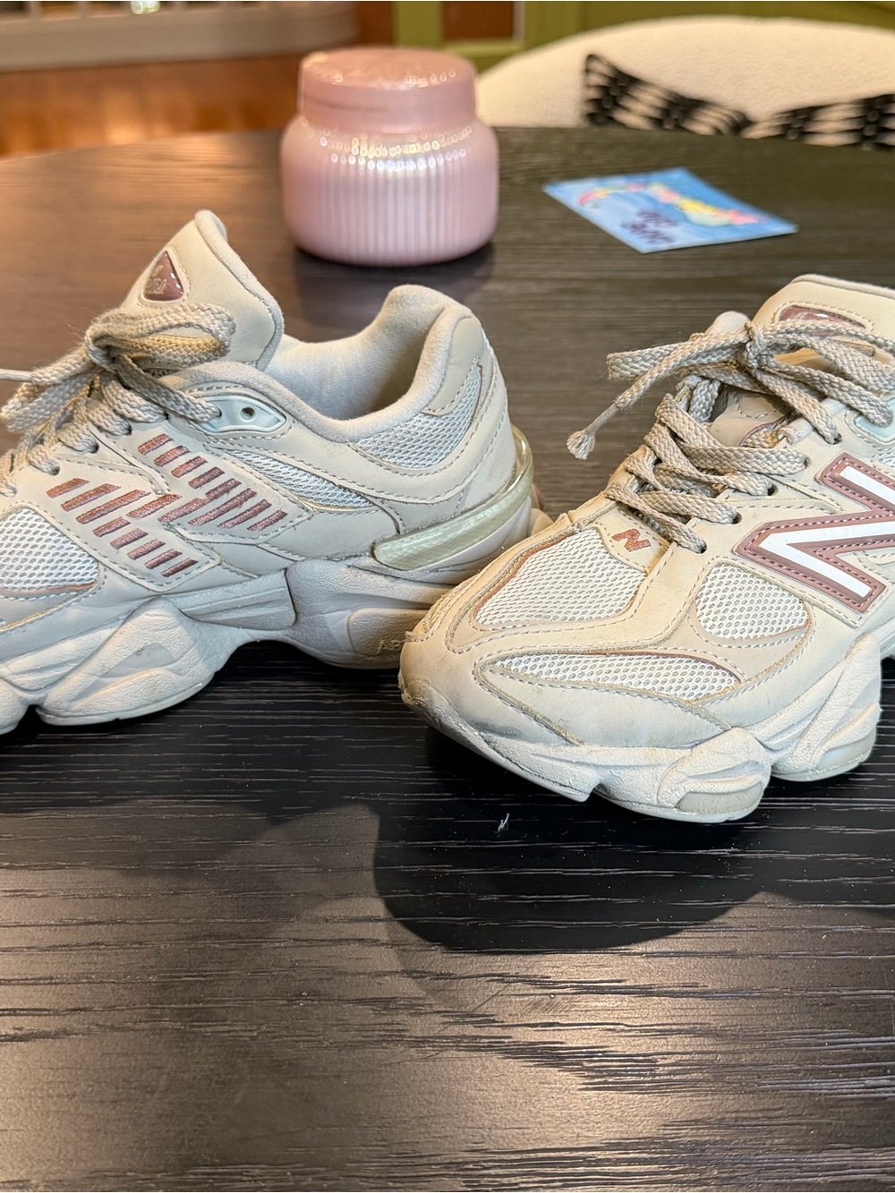 New Balance Women's Cream 9060 Sneakers Dusty Rose